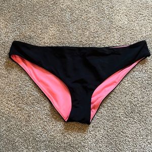 Victoria’s Secret PINK Black Bikini Bottom L